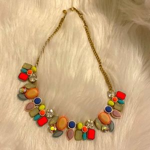 J Crew neon necklace